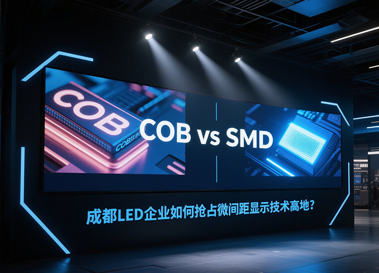 COB vs SMD：成都LED企業如何搶占微間距顯示技術高地？